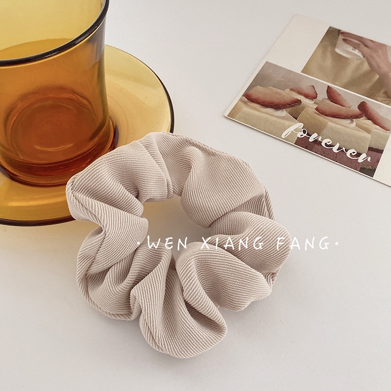 Dây buộc tóc màu sắc ngọt ngào phong cách Hàn Quốc