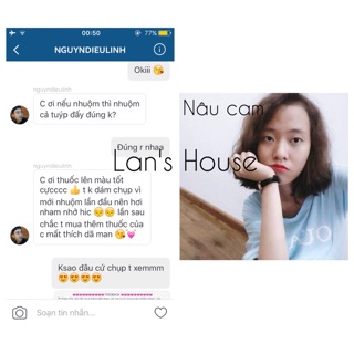 (Nâu cam ) Thuốc nhuộm tóc