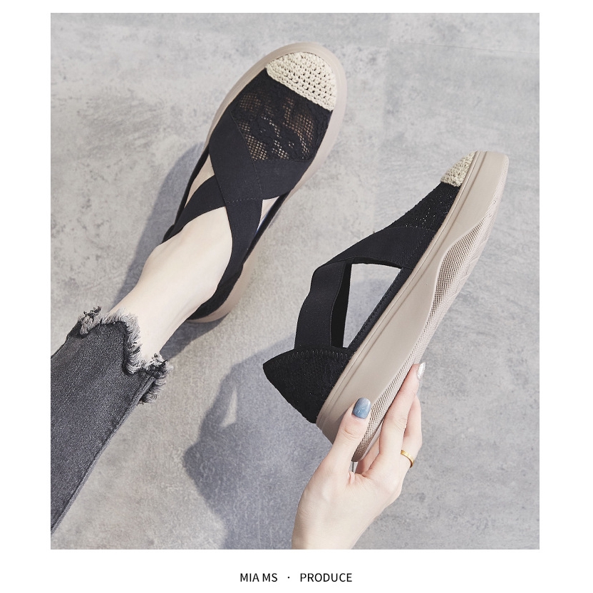 Giày sandal phong cách Hàn Quốc năng động trẻ trung dành cho nữ