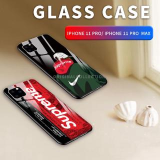 Ốp lưng kính cường lực in hoạt hình dành cho điện thoại iphone 11 pro max xsmax xs xr x 8p 7p 7 8 6p 6sp 6 6s