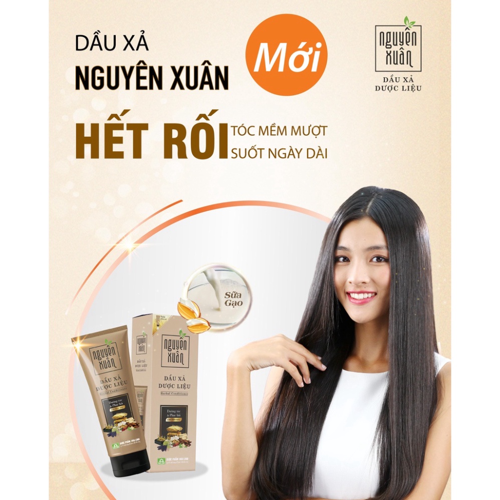 ✔️BIG SALE✔️ Dầu xả dược liệu Nguyên Xuân dây 10 gói x 5,5ml