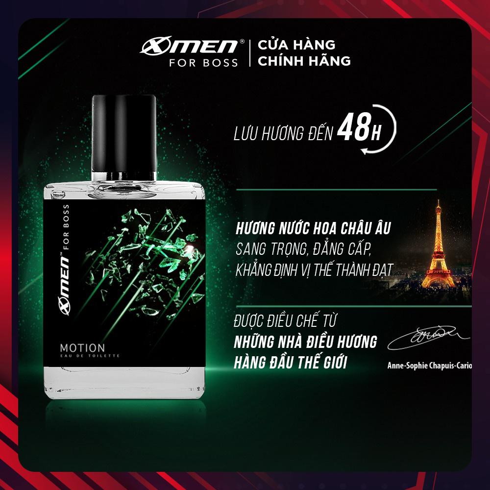 Nước hoa xmen for boss mùi motion 49ml full hộp sang trọng, Nước hoa EDT X-Men for Boss Motion 49ml - Mùi hương năng độn | BigBuy360 - bigbuy360.vn