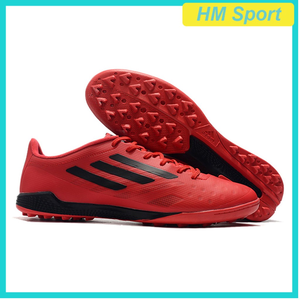 Giày Đá Bóng Sân Cỏ Nhân 𝗧𝗮̣𝗼 𝗧𝗙 𝗙𝟱𝟬 Đỏ Đã Khâu Bền Đẹp