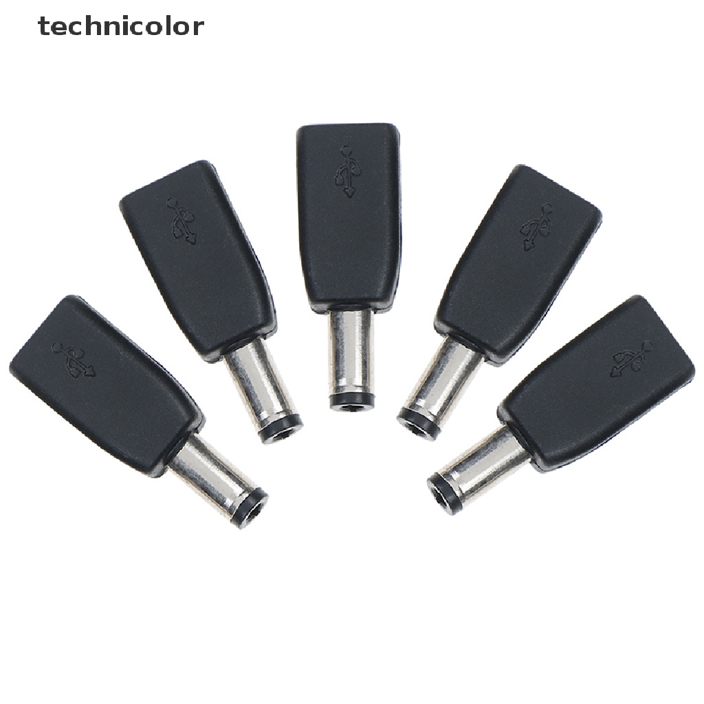 Tcvn 1/2/5pcs dc 5.5x2.1mm male to micro usb female connector charge converters Jelly