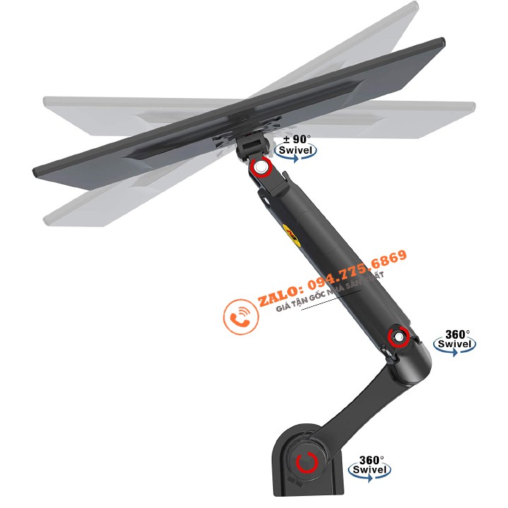 Giá Treo Màn Hình NB H100 22 - 35 Inch - Tay Treo Đỡ Màn Hình Máy Tính NorthBayou