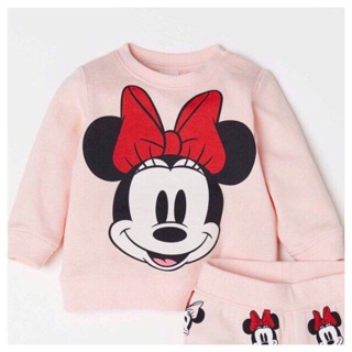 Bộ nỉ Mickey hồng BG