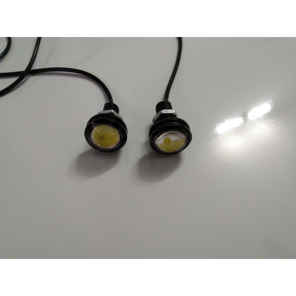 Đèn led nút áo độ  dermi sương mù xe ô tô
