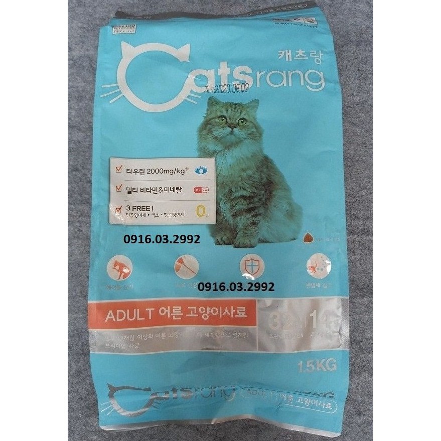 Thức ăn cho mèo catsrang adult [1,5kg]