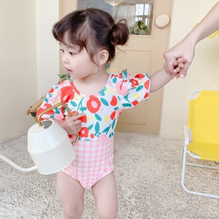 Bộ Đồ Bơi Thiết Kế Xinh Xắn Thời Trang Mùa Xuân Cho Bé Gái