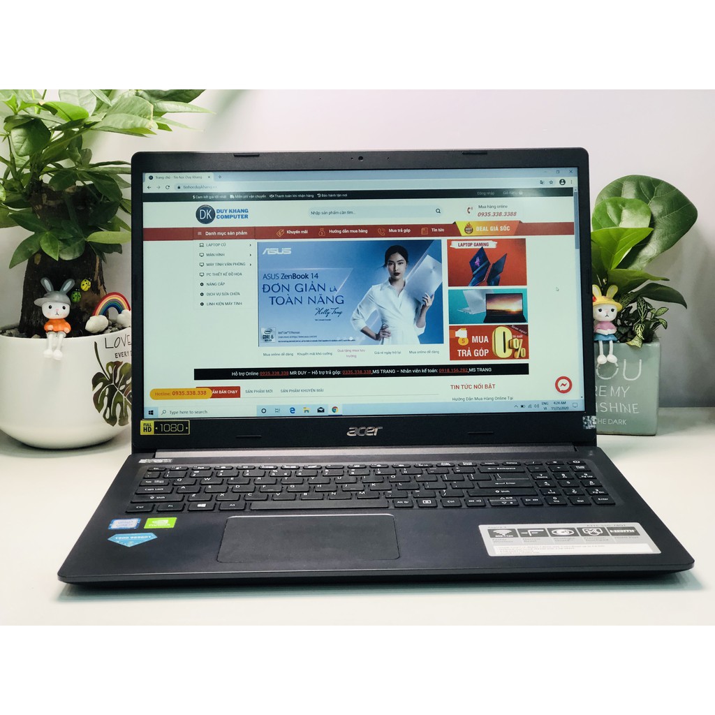 Acer Aspire A315-55G-78Q1 Laptop cũ văn phòng xử lí Mượt Ai, Photoshop | WebRaoVat - webraovat.net.vn