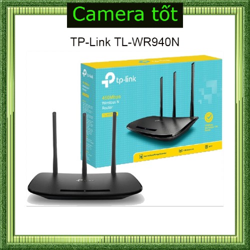 Bộ Phát WiFi Tplink WR940N 450Mbps 3 Râu - Chính hãng | BigBuy360 - bigbuy360.vn