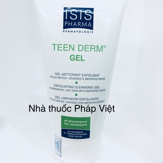 SỮA RỬA MẶT TEEN DERM GEL ISIS PHARMA 150ml