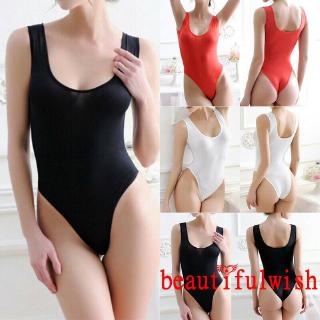 ღ♛ღWomen Sleeveless Leotard Jumpsuit one size