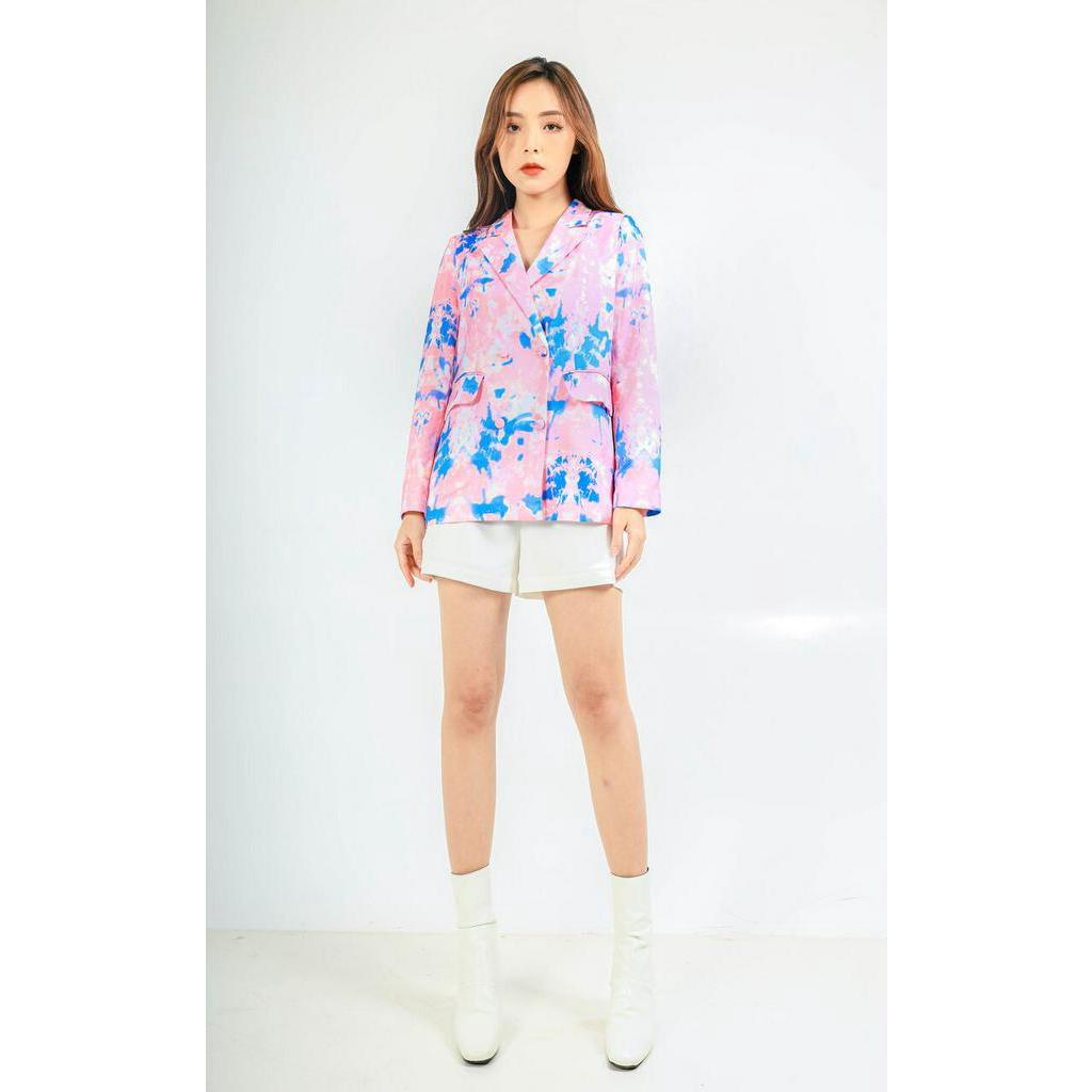 Áo blazer họa tiết CCHAT