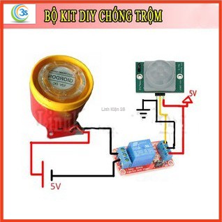 Bộ Kit Diy Chống Trộm Đơn Giản .