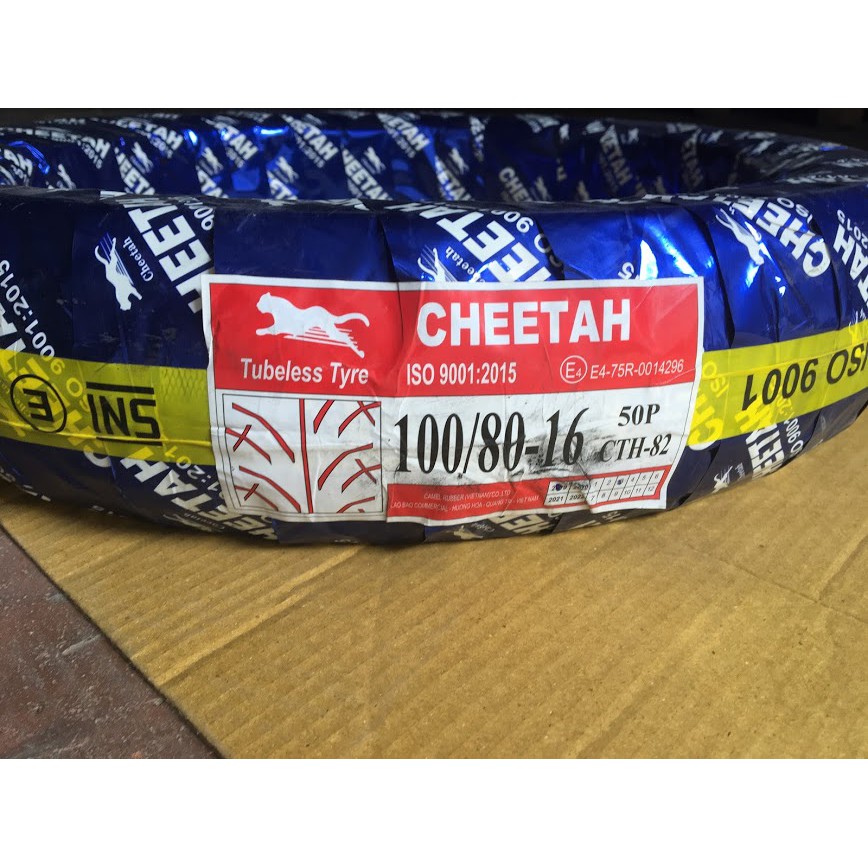 Lốp Cheetah Thái chính hãng xe SH 125/150cc 100/80-16&120/80-16