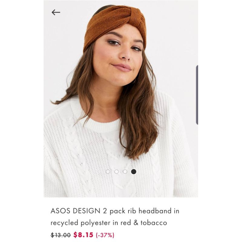 Băng đô tóc Headband ASOS UK