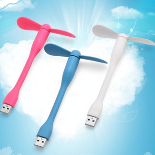 Quạt USB Mini 2 Cánh Cắm Laptop, Sạc Dự Phòng