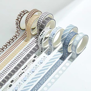 Hộp 5 cuộn washi tape