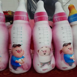 gối ôm bình sửa in 3d dài 80cm 125k hàng full 100% gòn bao đẹp.