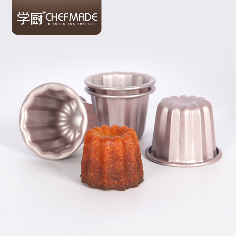 CHEFMADE Khuôn Làm Bánh Mousse Hình Chuông Vàng Wk9772