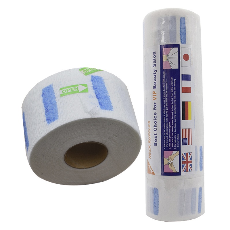 Khăn Choàng Cổ Bằng Giấy Dùng Một Lần Cho Tiệm Cắt Tóc