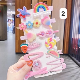 Set 28 Cặp Tóc Cầu Vồng Ngọt Ngào 🌈🌈