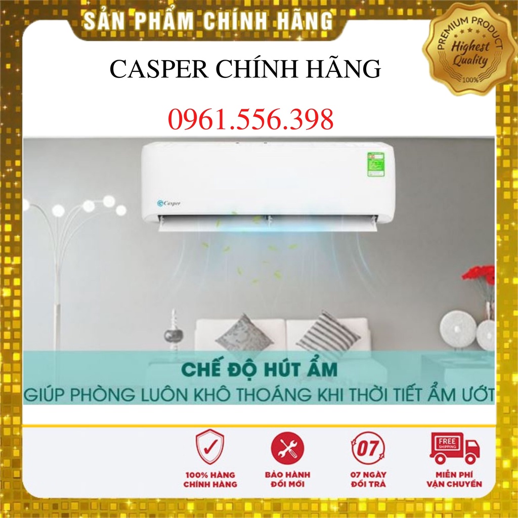 Điều hòa Casper 1 chiều 9000BTU SC-09FS32, mới 100%, hàng chính hãng  giá kho- Đập Hộp 100%