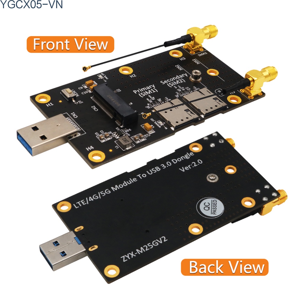 Thẻ Mở Rộng Thẻ Sim Nano M.2 Sang Usb 3.0 Cho Laptop Desktop Wlan / Lte 3g / 4g / 5g | BigBuy360 - bigbuy360.vn