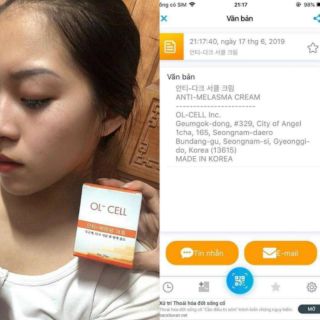 OL+CELL GIẢM NÁM , TÀN NHANG , THÂM HÀN QUỐC