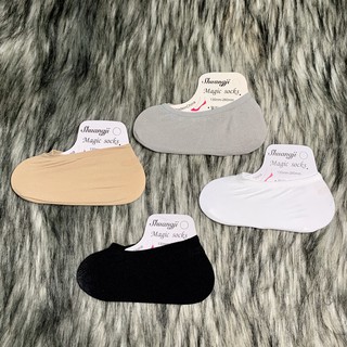 Tất Vớ Lười Nữ Di Giày Thoáng Mát Size 35-40 (Có đệm gót sillicon) KT016
