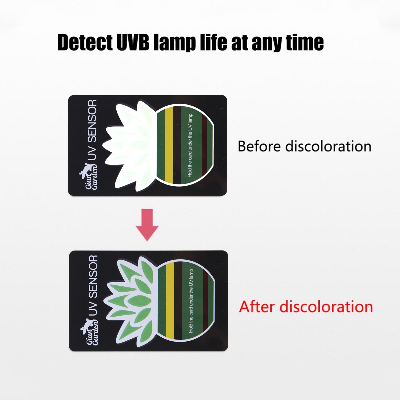 Set 2 Thẻ Đèn UV Cảm Biến Tiệm Trùng Nuôi Bò Sát