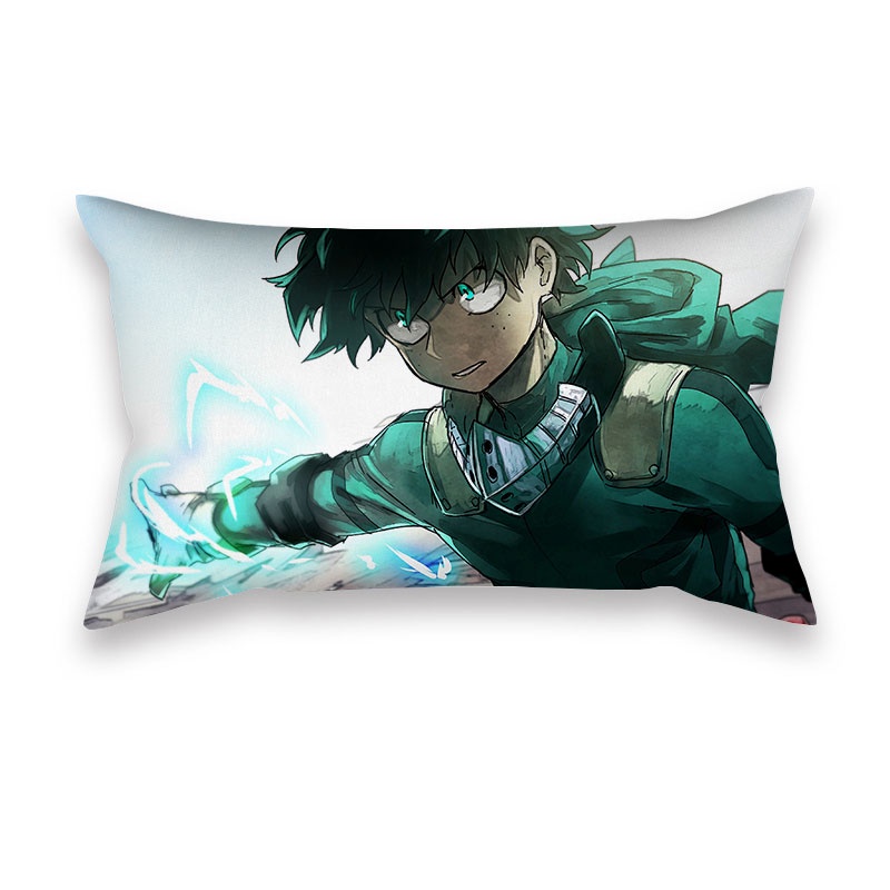 Vỏ Gối Vuông 50*30cm In Hình Nhân Vật Anime My Hero Academia Độc Đáo