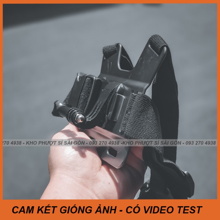 GIỐNG ẢNH - Dây đeo ngực gắn camera hành trình loại tốt - Dây đeo camera hành trình ngực biker đầy đủ phụ kiện