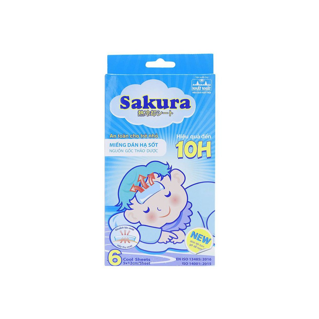 Hạ Sốt Sakura 6 miếng