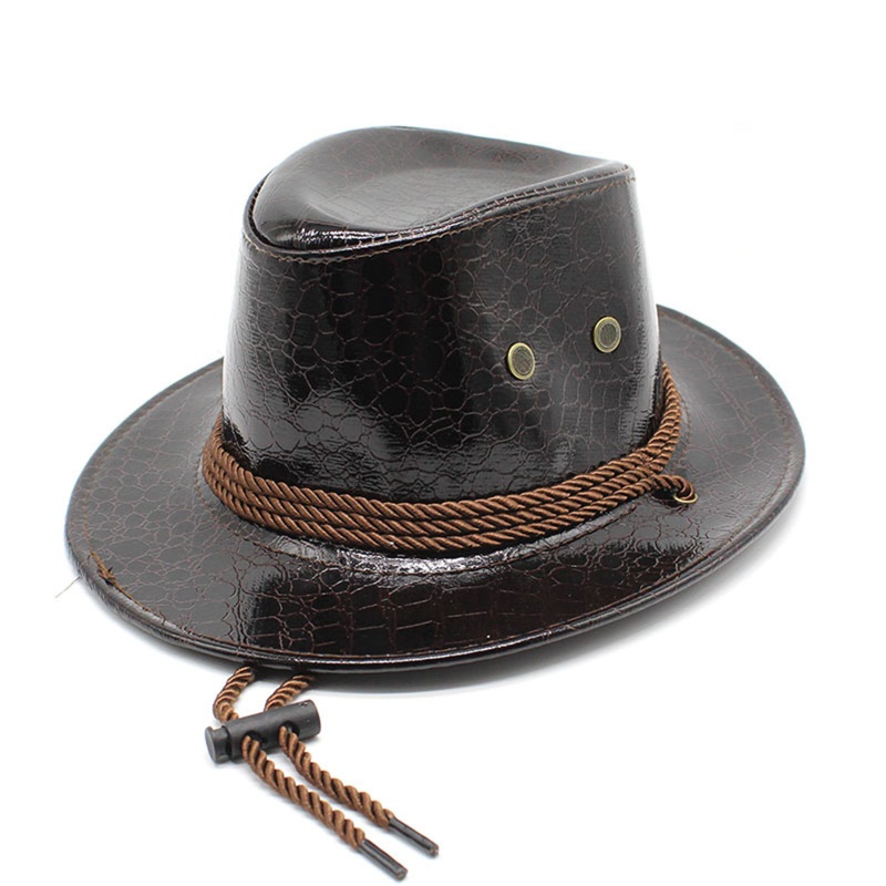 Mũ Cao Bồi Bằng Da Dành Cho Nữ