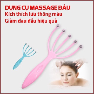 Massage đầu có bi lăn giảm stress kích thích lưu thông máu