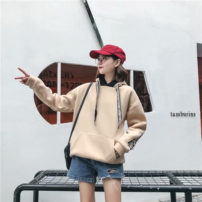 Áo hoodie nam tay dài phong cách Hàn Quốc trẻ trung | BigBuy360 - bigbuy360.vn