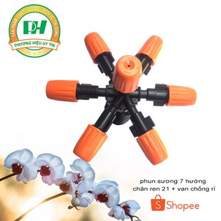 Combo 10 béc phun sương 7 hướng