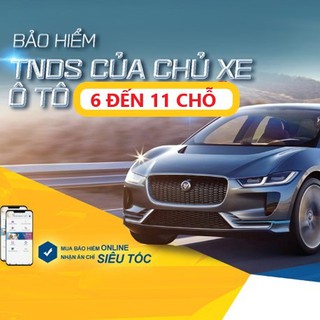 TOÀN QUỐC [E-Voucher] Ô TÔ  TNDS -Bảo Hiểm TRÁCH NHIỆM DÂN SỰ Bắt Buộc 6 đến 11 chỗ - VBI - VIETINBANK