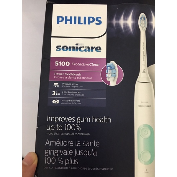 Bàn chải điện philips sonicare 5100 mới chính hãng