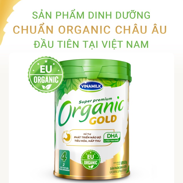 Sữa Vinamilk Organic 4 850g
