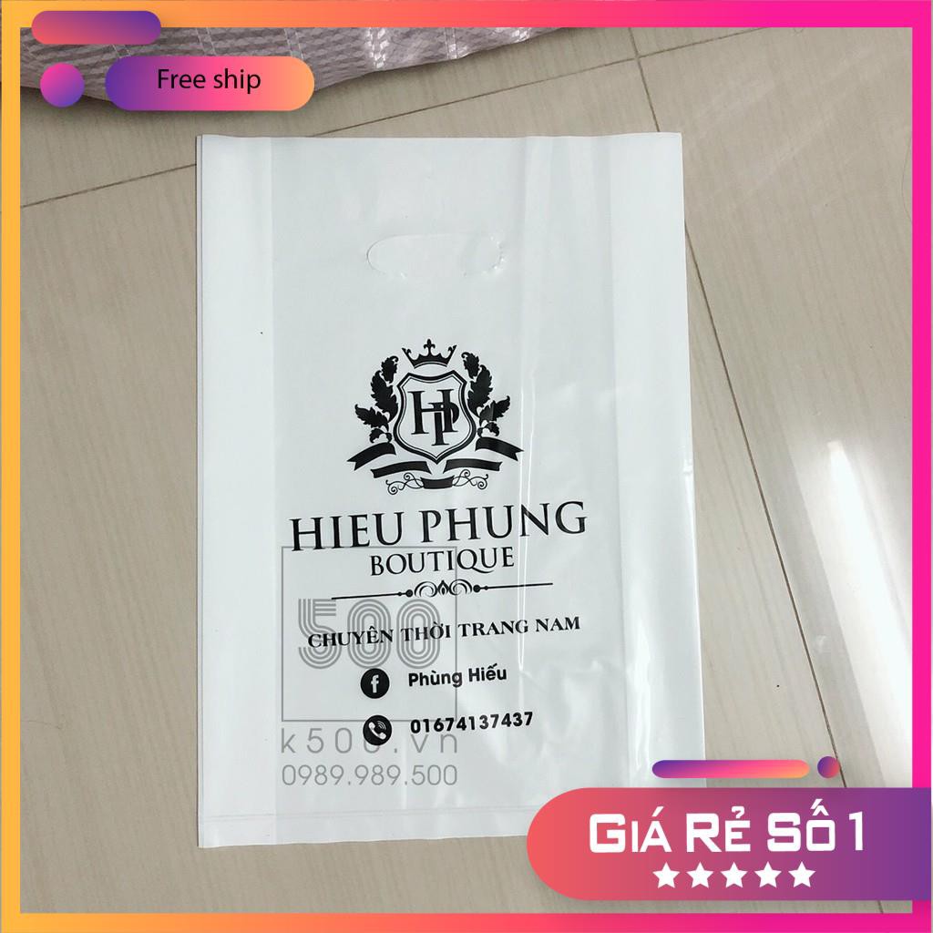 [IN BAO BÌ TÊN THƯƠNG HIỆU] 1 KG Túi Nilong HD Túi Nilong PE Trắng Đựng Sản Phẩm Cao Cấp Túi Hột Xoài Trong Suốt