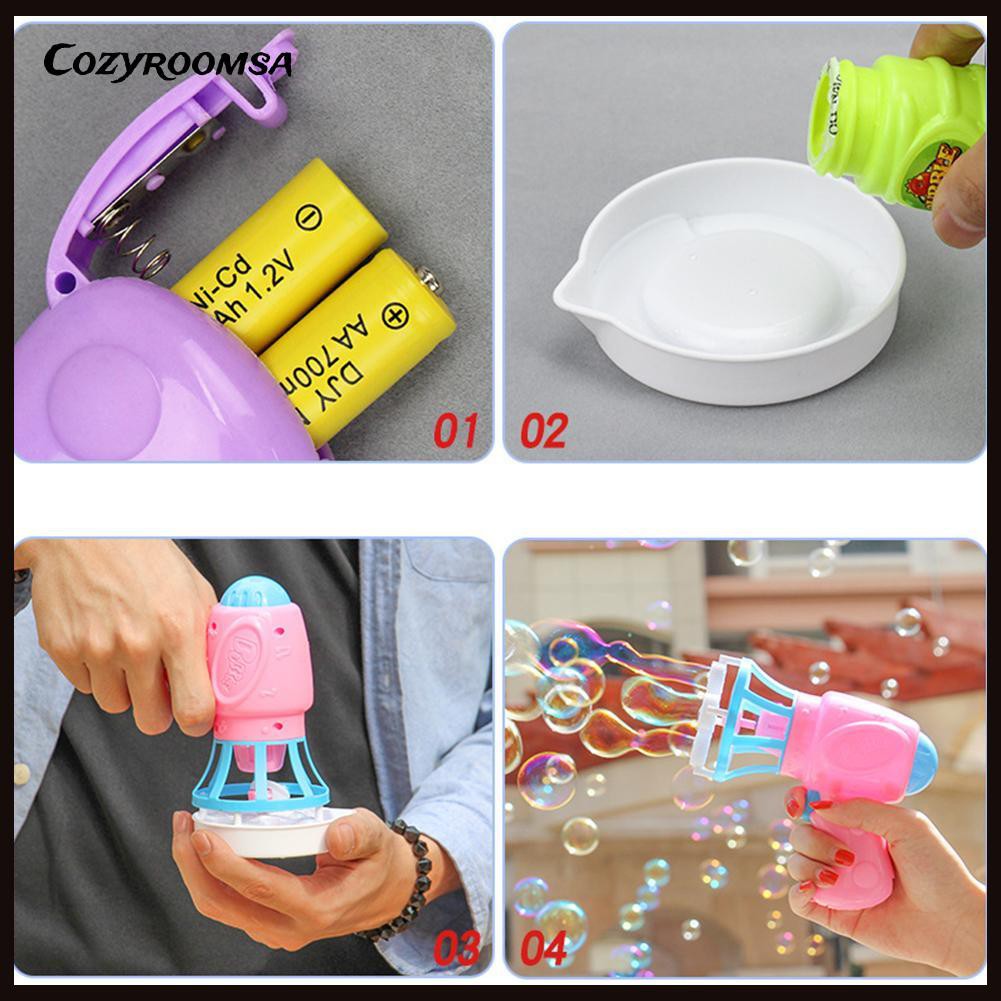 Súng Bắn Bong Bóng Xà Phòng Tự Động Tiện Dụng