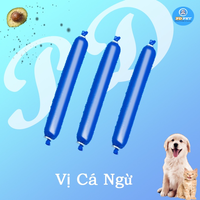 Xúc xích cho thú cưng chó mèo hamster dinh dưỡng giá siêu rẻ ăn liền cây 15g