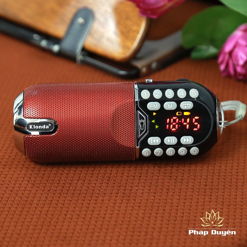 Máy Nghe Pháp, Nghe Kinh Niệm Phật Mp3 Để Bàn, Cầm Tay, Có Nút Bấm, Màn Led & Đèn Pin (chưa có thẻ nhớ)