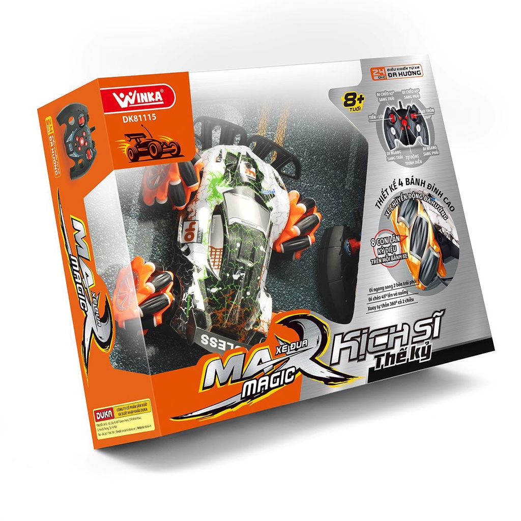 Xe Đua Max Magic - Kịch Sĩ Thế Kỷ, DK 81115 Duka