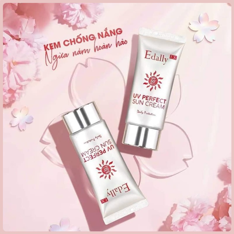 Kem Chống Nắng Ngừa Nám Hoàn Hảo Edally SPF50+/PA+++ Bảo vệ da ngăn ngừa nám Tuýp 60ml