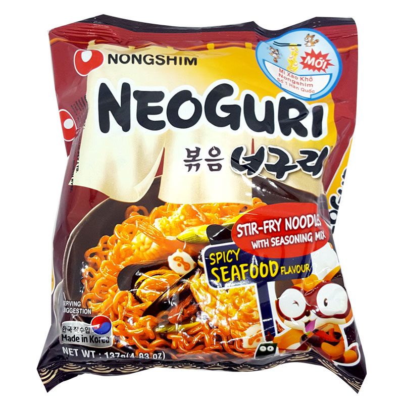 Mì Ăn Liền Hàn Quốc Nongshim Cay Shin ramyun/Chapaguri Siêu Cay/Champong Mực/Shin KimChi gói140G
