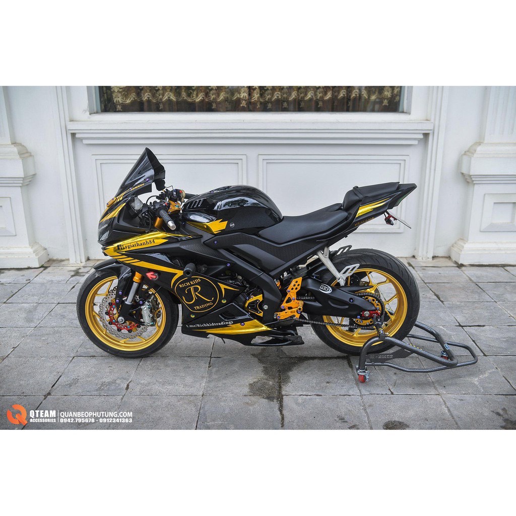 Ốp đuôi R1M độ cho YAMAHA R15V3 - Cứng cáp - chắc chắn, không độ chế lắp đặt dễ dàng, lắp đặt lên xe R15V3 độ body kit